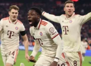 Gol Menit Akhir Davies Antar Bayern Munchen ke Babak Selanjutnya Liga Champions