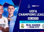 Real Madrid vs Manchester City: Duel Sengit di Leg Kedua Play-off Liga Champions